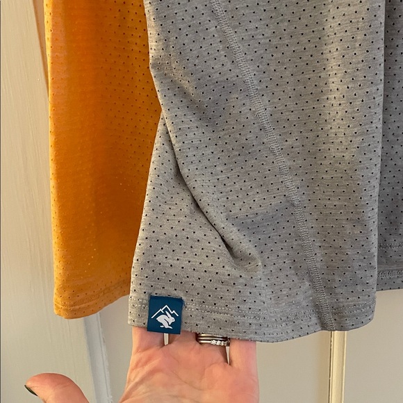 Rabbit Running Men’s EZ Tee Long Sleeve Orange | Size L - Picture 5 of 7